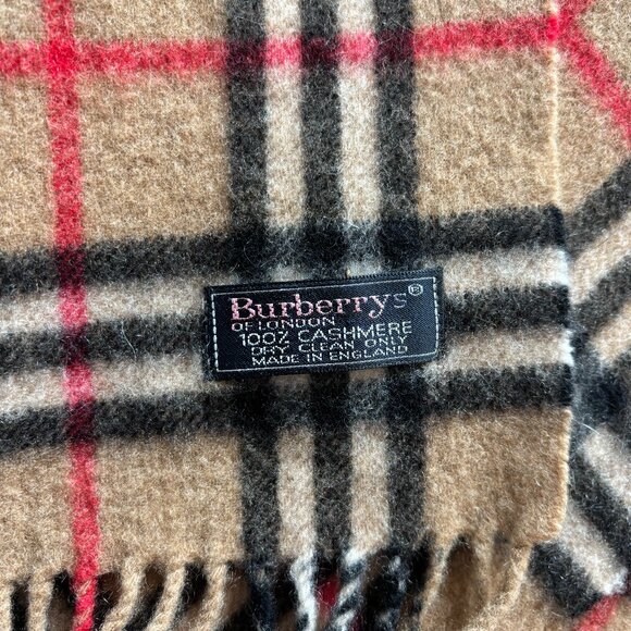 Burberry Cashmere Scarf - Nova Check - Picture 3 of 4